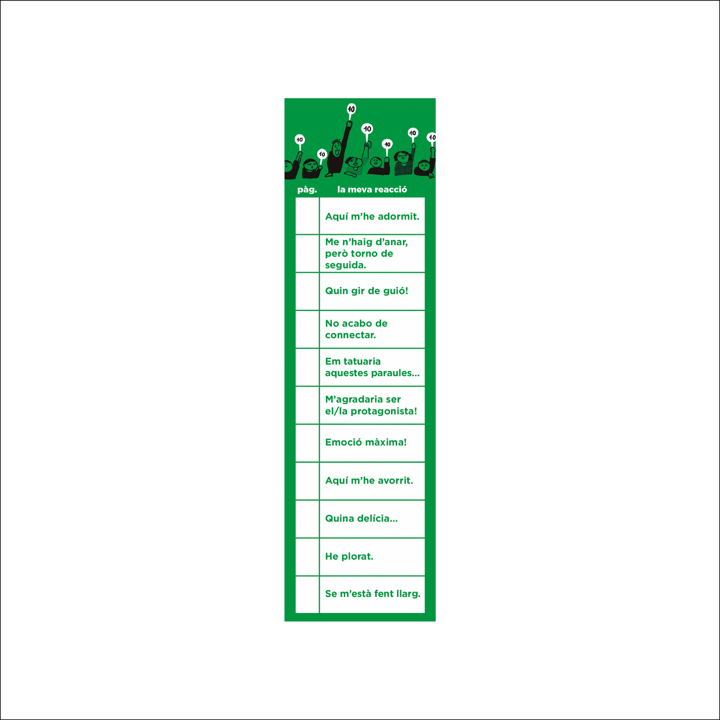Pack de 10 punts de llibre